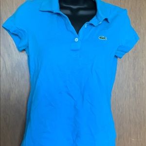 Lacoste blue top